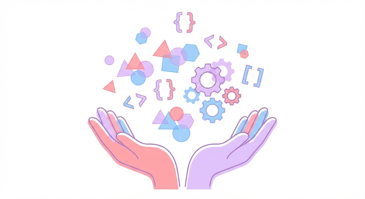 Open hands releasing code and ideas